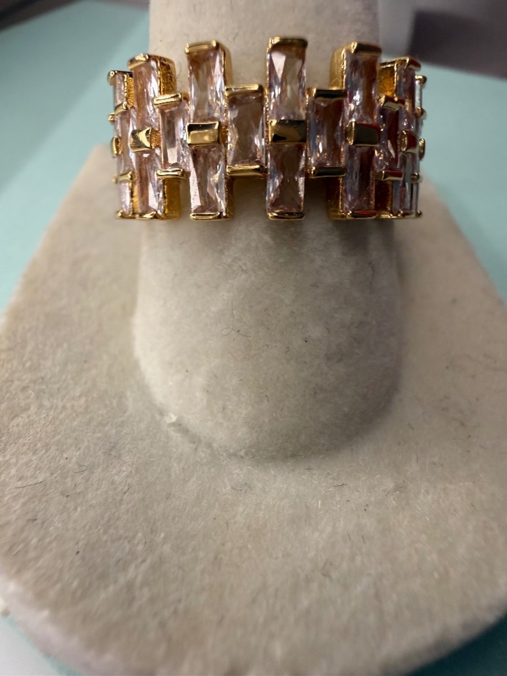 Champagne Baguette Eternity Ring